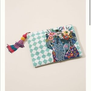 Anthropologie Multicolor Beaded Mini Bag